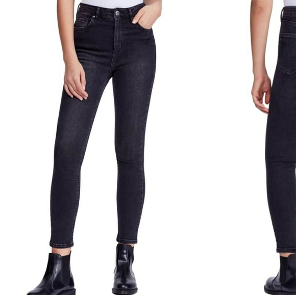 BDG Denim - Bdg high-rise cigarette ankle black jeans